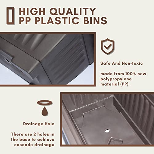 G Taleco Gear Vertical Garden Planter, 4-Tier Vertical Raised Garden Bed, Vertical Elevated Planter For Indoor And Outdoor, Perfect For Vegetables Flowers #TOP2