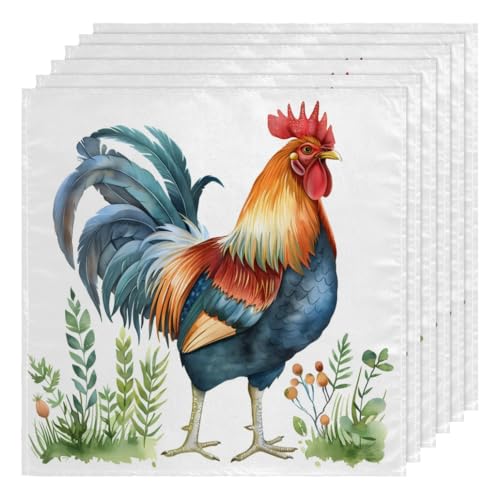 Servilletas de Tela Set de 4 20x20 Pulgadas Multicolor miniatura 2
