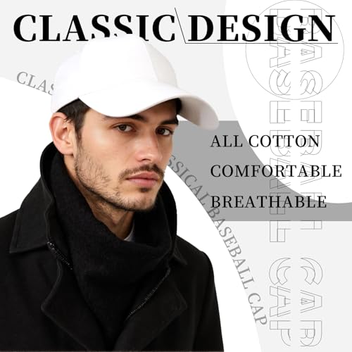 Image of Baseball Cap Hat Men Women Baseball Cap Adjustable Plain Hat One Size All Seasons Running Fishing Outdoor Activities
