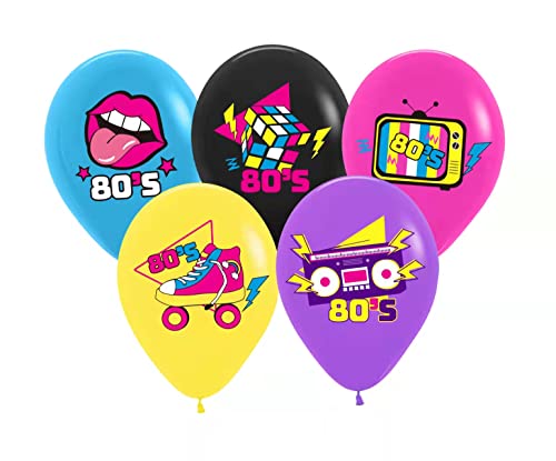 Back To The 80S Party Decorations 50 Pack 12 Inches Boombox&Skate Latex Balloons For Birthday Party 80S Party Supplies 1980S Themed Party Decorations Neon Party Supplies… #TOP6