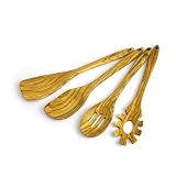 WONDERFUL 4-Piece Olive Wood Cooking Set