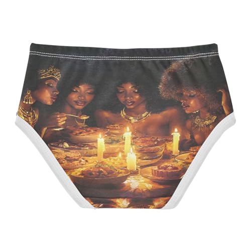 African American Black Womens Dinning Party Toddler Girls's Underwear 2T 202b89012