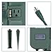 DEWENWILS Outdoor Digital Power Stake Timer, Weatherproof Power Strip, 6 ft Extension Cord with 6 Waterproof Grounded Outlets for Halloween Decorations Electrical Outlets, 13A UL Listed