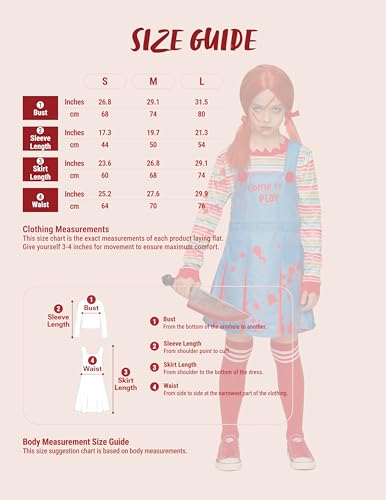 Disfraz Creepy Doll para Niñas Halloween miniatura 5