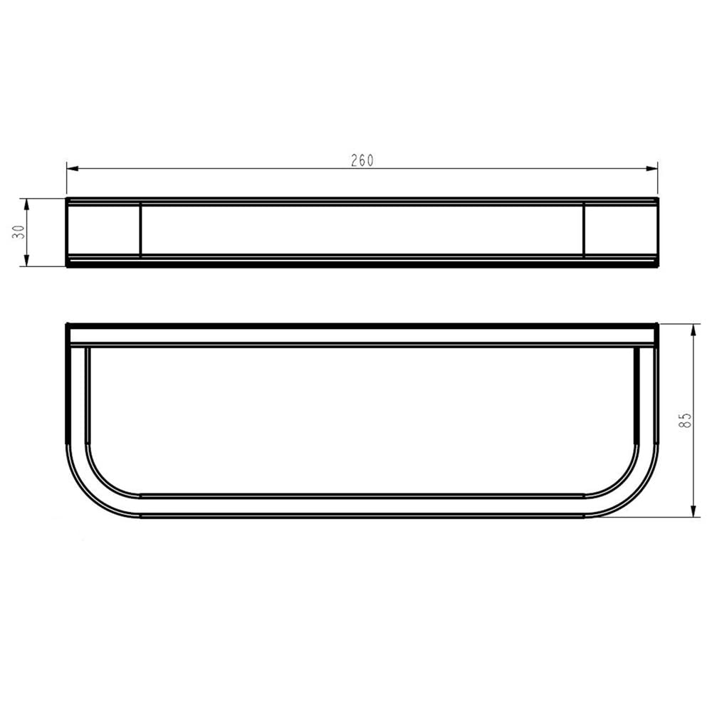 Anillo de Toalla Circular montado en la Pared de Acero Inoxidable, Soporte de Toalla de Mano de Lujo Cromado Pulido para Cocina y baño, Accesorios de Anillo de Toalla de baño