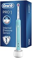 Oral-B Pro 1 600 3D White Electric Rechargeable Toothbrush Powered by Braun, 1 Handle, 1 Toothbrush Head, 2 Pin UK Plug