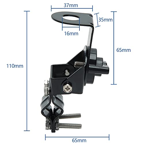 Airiton Vehicle Cb Radio Mobile Radio Antenna Mirror Mount Bumper Roof Rack Pole Mount Fixed Bracket For Car Truck Cb Radio Ham Radio Amateur Mobile Radio Antenna So239 Connector #TOP1