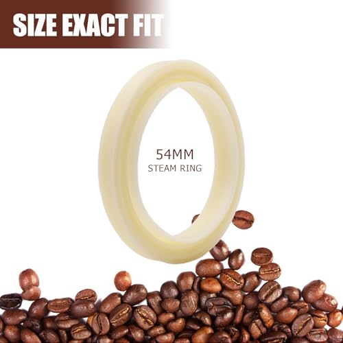 Dianrui 2PCS 54mm Silicone Steam Ring for Breville Espresso Machine Accessories BES870xl/878/860/880/810/840/450/500 Espresso Accessories Grouphead Gasket Replacement Part