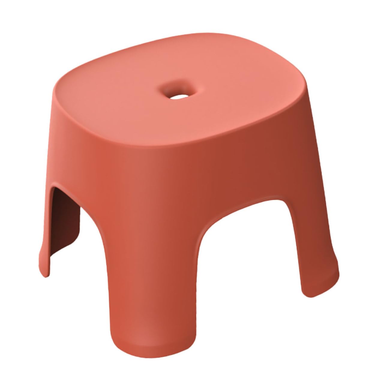 Gatuida Sgabello Piccolo in Pvc Antiscivolo per Bagno e Casa Colore Rosso, Sgabello Affidabile per Ragazzo Ragazza e Famiglia per Doccia e Spogliatoio
