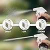 YOLCAR 300ml Clear Black Plastic Spray Bottle - Premium Adjustable Nozzle, Ideal for Lawn & Garden, Hair Care, and Cleaning Supplies #3