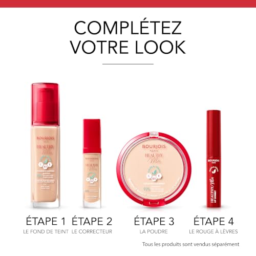 Bourjois - Lip Sorbet - Healthy Mix Clean - 03 Coral'N Cream - Formule Clean & Vegan, hydratant