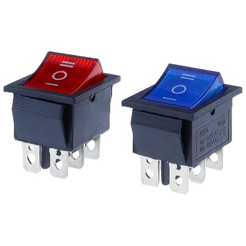 Interruptor KCD4 de 3 posiciones para sustitución en salpicaderos de autocaravanas y barcos 4
