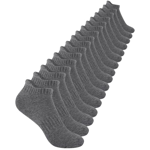 Comfoex Boys Socks 8 Pairs Ankle Athletic Low Cut Socks For Kids 4-6 6-8 8-10 Years Old With Cushioned Sole cover