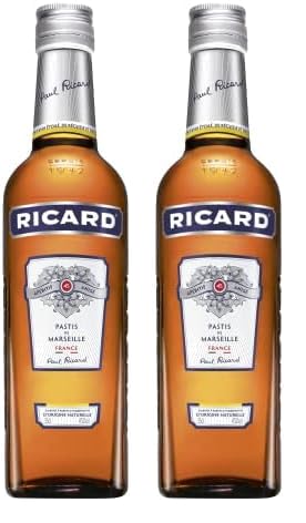 RICARD Pastis de Marseille Apéritif anisé - 45%, 35cl (Lot de 2)