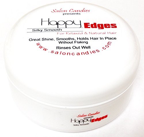 Salon Candies Happy Edges Silky Smooth Gel Non-Greasy Clear Gentle Shine 2oz (Happy Edge) by Salon Candies