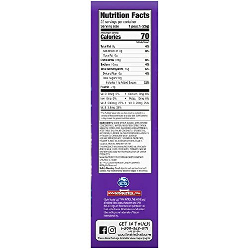 Kellogg's Fruit Flavored Snacks, Paw Patrol, 20 Ct, 17.6 Ounce - Thumbnail 5