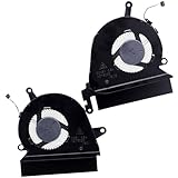 Deal4GO CPU & GPU Graphics Cooling Fan L38106-001 L38107-001 Replacement for HP Spectre X360 15-DF 15T-DF 15-DF1033DX with i7-8565U