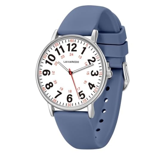 aswan watch Reloj Analógico de Cuarzo para Mujeres y Hombres con Correa de Silicona,Esfera Luminosa,12/24 Horas,Caja de 38 mm,3 Agujas,Números Grandes,Reloj de Enfermería para Médicos/Estudiantes
