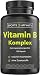 Produktbild Sports Affinity - Hochdosiertes Vitamin B-Komplex - Vitamin B1 B32 B3 B5 B6 B7 B9 B12 - Natürlich & ohne Zusätze - Vegan, Glutenfrei, Laktosefrei - 180 Kapseln