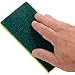 Global Industrial Heavy Duty Scrub Sponge, Yellow/Green, 3.25