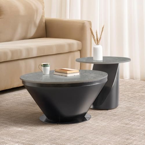 Image of Wakefit Center Table | 1 Yr Warranty | Coffee Table for Living Room Wooden, Tea Table for Living Room Wooden, Sofa Table, Free Installation from Brand, Modern Multi-Functional & Wobble-Free(Esprsso)