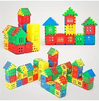 Rovexa Puzzle City 3D Yapı ve Tasarım Blokları, 2+ Yaş, Eğitici Oyuncak, Şehir Temalı, Yaratıcı Öğrenme (256 Adet) - Görsel 4