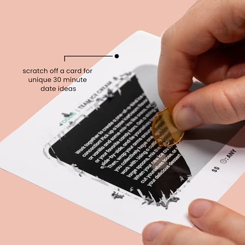 Image of Mini Dates - Date Night Ideas for Busy Couples | 30 Meaningful Dates Under 30min | The Original Scratch-Off Date Night Games | Couples Gift