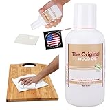 GARDEN STATE SOAPSTONE The Original Wood Oil | Food-Safe Natural Oil for Butcher Blocks & Wood Surfaces β Nourishes, Protects & Enhances Finish (16oz)