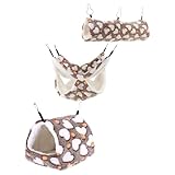 Solution pratique : comprenant une cachette pour rat, un couchage pour chinchilla et un hamac pour hamster, cet ensemble répond à de multiples besoins, du nid au jeu. indispensable pour les collectionneurs d'accessoires pour hamsters, il offre un couchage chaud et confortable pour petits animaux et un abri idéal pour les hamsters