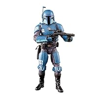 STAR WARS The Black Series Death Watch Mandalorian Toy 6 Inch-Scale : The Mandalorian Collectible Action Figure, Kids Ages 4 and Up, Multi, (F4350)