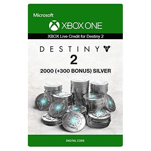 Xbox Live Guthaben für Destiny 2: 2000 (+300 Bonus) Silber Xbox One/Windows 10 PC - Download Code