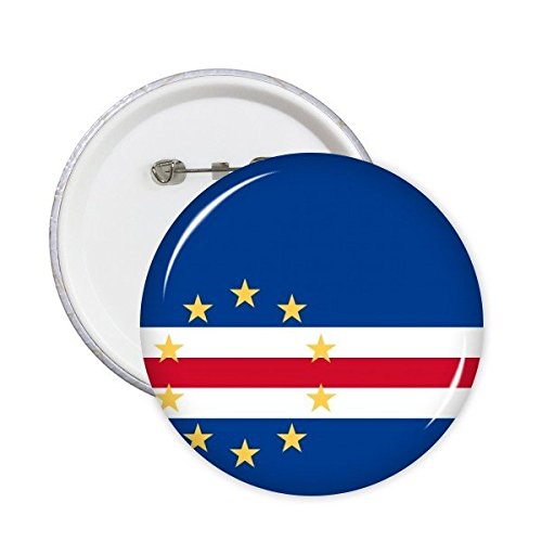 Badge Cap-Vert drapeau symbole pin's rond bouton afrique pays XL 5Pcs
