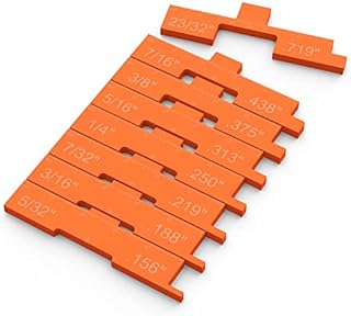 Router Table Set Up Bars, 3 in 1 Precision Setup Blocks Height Gauge Set, Perfect for Router Tables Saw Gauges Woodworking Tools (8 Pcs)