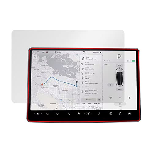 �~���r�b�N�X ���̂悤�ȏ����S�n �h�w�� �h�C�A TESLA �e�X�� Model 3 15�C���` �^�b�`�X�N���[�� �p ���{�� �y�[�p�[���C�N �t�B���� OverLay Paper OKTESLAMODEL315TS/1