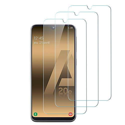 Hanbee Protector de Pantalla para Samsung A20e Cristal Templado para Samsung Galaxy A20e Protector Pantalla, 3 Unidades Alta Definicion, 3D Cobertura Completa, Resistente a Arañazos