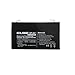 Elbe BP-301 - Batería de Plomo-ácido, 6V 1.3A, sellada, sin Mantenimiento, Vida útil 3-5 años, Recargable, Negro. Valida para multiples usos como juguetes, alarmas o herramientas. Conectores faston F1