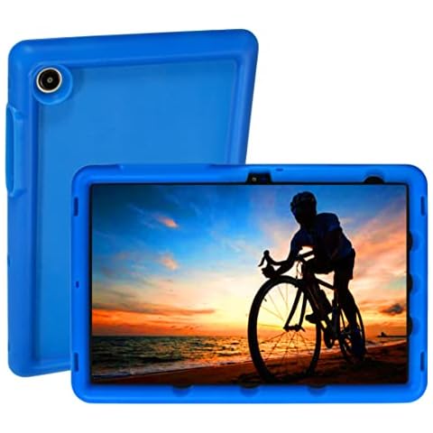 BobjGear Bobj Rugged Tablet Case for (26.7) Samsung Galaxy Tab A8 10.5 SM-X200, SM-X205 - | Shockproof | Premium Washable Silicone | Kid Friendly (Batfish Blue) Cover