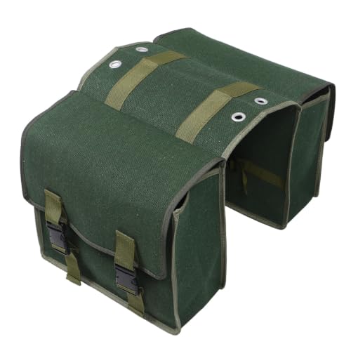 Bolsa de Sillín Vintage de Lona con Gran Capacidad para Motocicleta