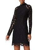  Marchio Amazon - TRUTH & FABLE Mini Tubino in Pizzo Donna, Nero (Black), 46, Label: L