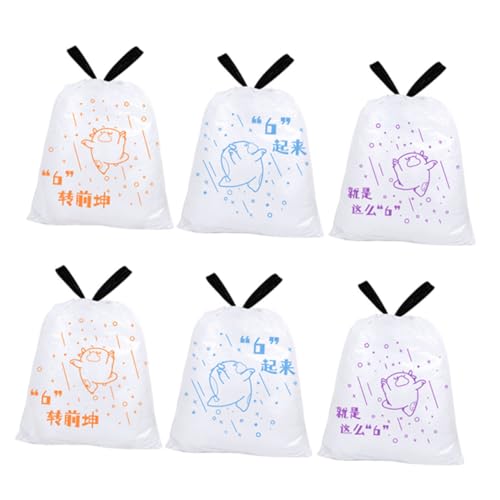 ibasenice - ibasenice 69 pièces Sacs Poubelle à Lien Coulissant Épais Capacité Importante Résistants et Pratiques pour Déchets Ménagers Adaptés Poubelle Usage Intérieur et Extérieur