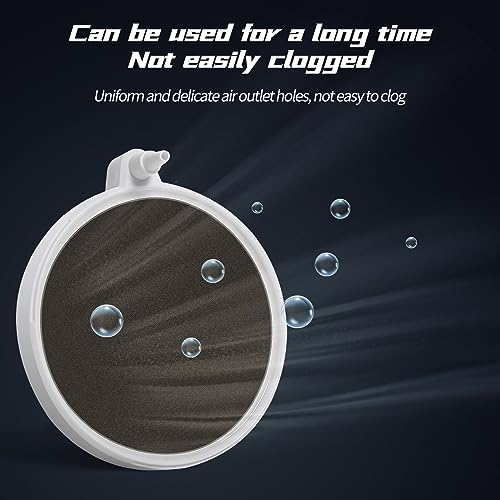 UPETTOOLS Air Stones for Aquariums - Quiet Fish Tank Oxygen Aerator, 4 Inch Nano Ultra-High Dissolved Oxygen Diffuser Airstone Bubbler with Air Tube Control Valve Check Valve - Thumbnail 6