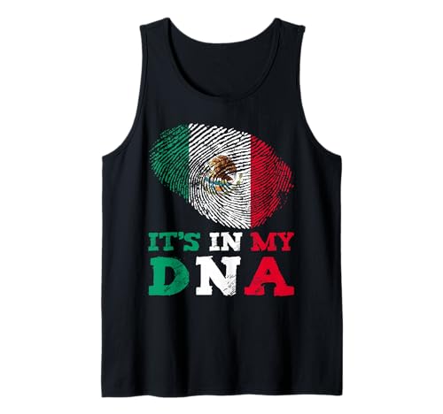 It's In My DNA Mexikanische Flagge Hispanic Latino Heritage Month Tank Top