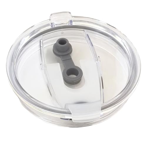40 OZ Tumbler Lid Compatible for Stanley Cup, Replacement Lids Fit for Adventure Quencher Travel H2.0 FlowState 40oz Cup, Leakproof and Splash-Proof (Transparent White)