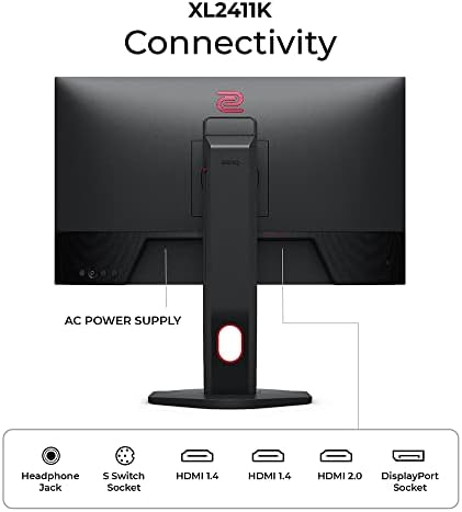 Benq Zowie XL2411K Monitor, Czarny, 24"