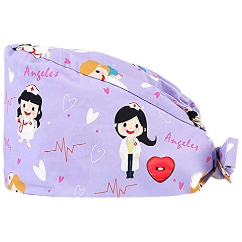 Gorro Enfermera Reutilizable GEMVIE con Botones Cover