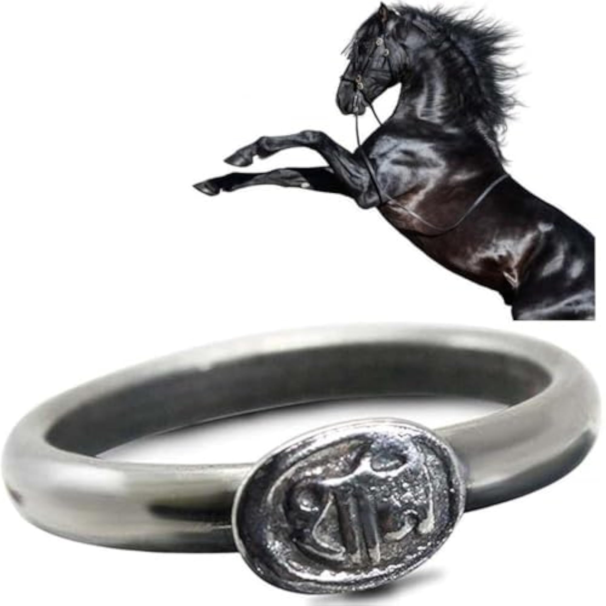 Original Ashtdhatu Shani Anguthi Adjustable Ring, Certified