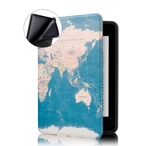 Capa Kindle Paperwhite 11ª Geração 2021 - WB Ultra leve Silicone Flexível e Sensor Magnético - Mapa