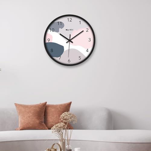 Image of Olive Tree Wall Clock 12 inch Silent Quartz Decorative Multicoloured Wall Clock Non-Ticking Classic Clock Battery Operated Round Easy to Read for Room /Home /Kitchen /Bedroom /Office /School - 9035
