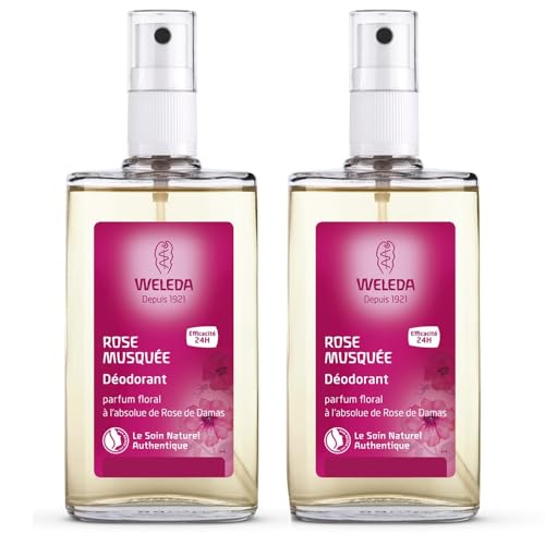 Weleda Déodorant Spray à la Rose Musquée Lot de 2 x 100 ml