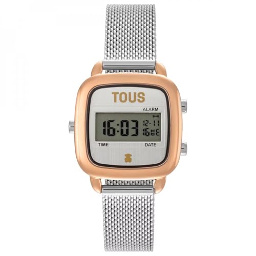 D-Logo Mini Digital SS/IPRG montre bracelet acier rose gold compacte
